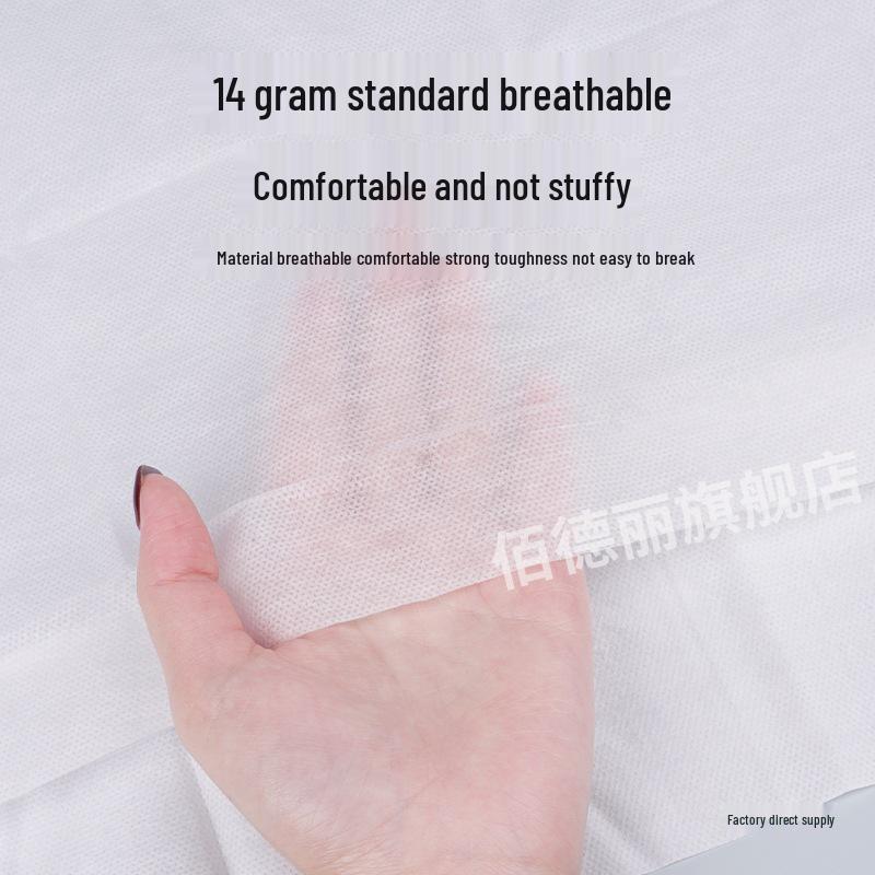 Thick Disposable Massage Bed Sheets with Face Hole - Non-Woven Breathable Material for Beauty Salons