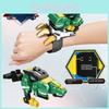 Dinosaur Mini Force Robot Model Transformable Watch Toy With Power Battery