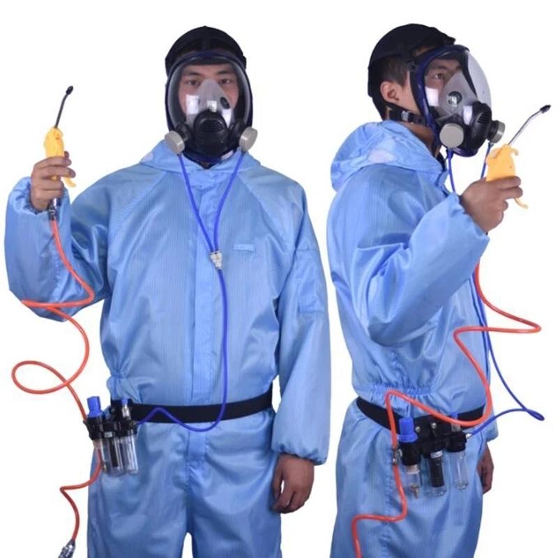 Sistema Respiratorio Industrial de Aire Suministrado con Función Tres en Uno Caliente Máscara de Gas Respiratoria de Cara Completa 6800