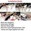 Smoked Lens Dynamic Sequential Turn Signal Lamp LED DRL Brake Light Rear Taillight Trunk Bar Compatible with 2018 2019 2020 Toyota Camry