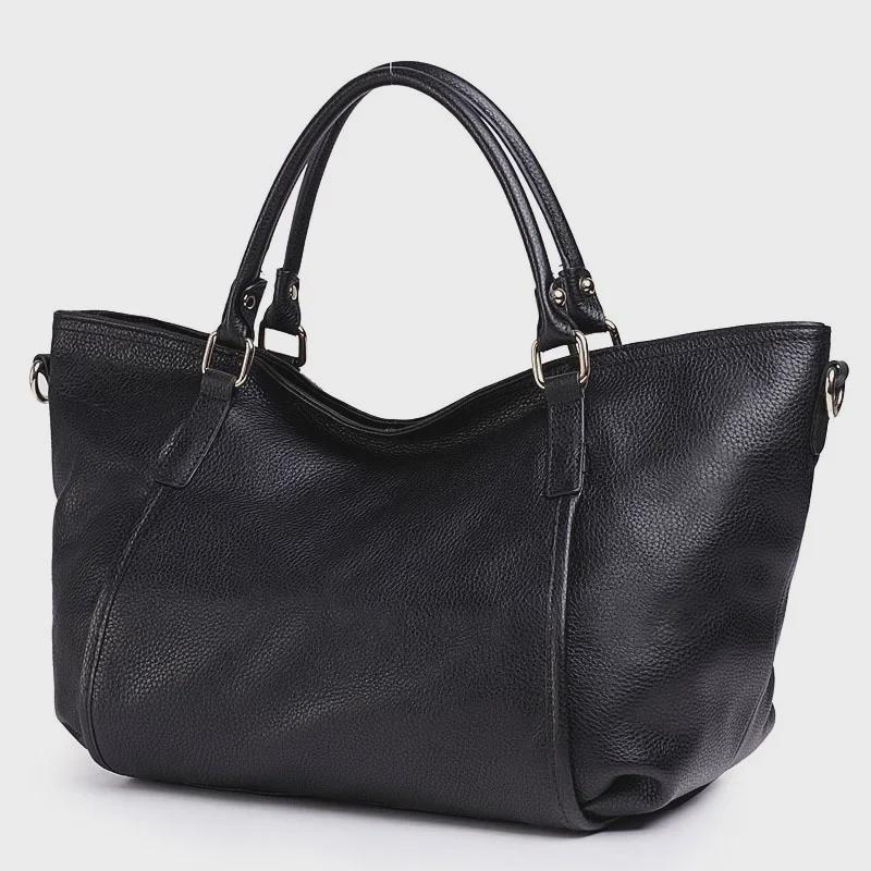 2025 European & American Fashion Women's Large Capacity Genuine Leather Shoulder & Crossbody Bag