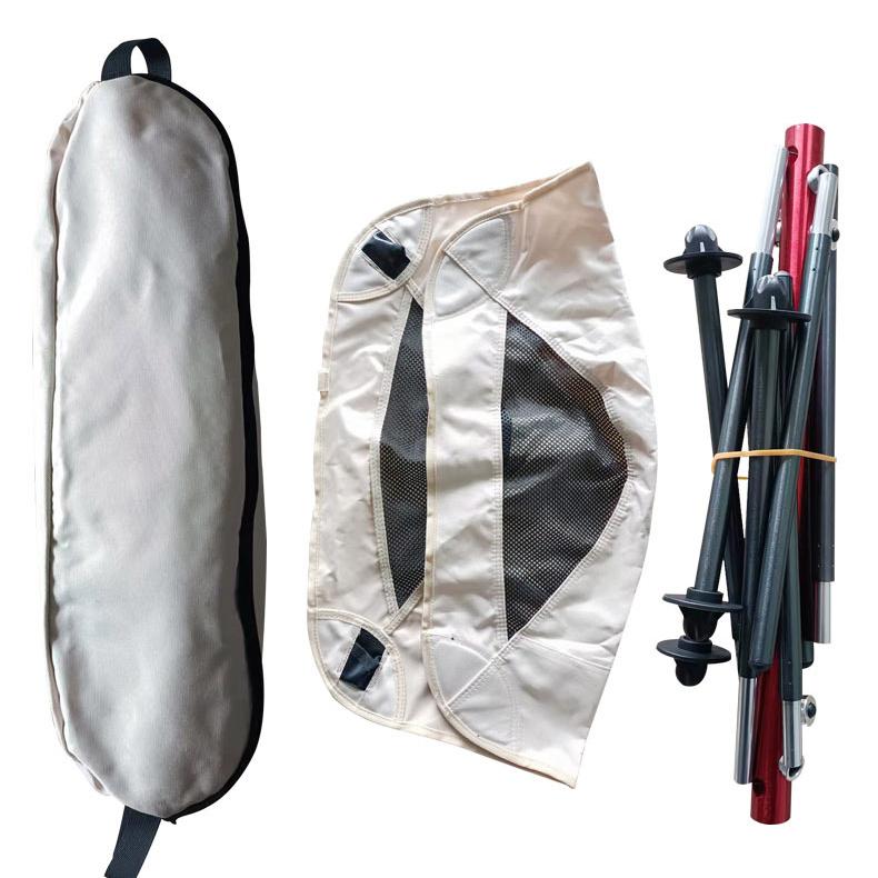 Portable Folding Moon Chair, Compact Fishing Camping Chair, Lightweight 7075 Aluminum Outdoor Stool for Travel, Hiking, Picnic