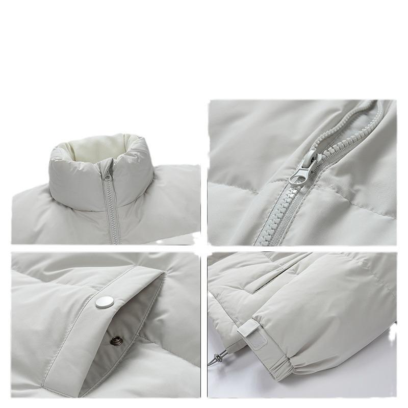 90 Daunenjacke Herren Locker Herbst und Winter Schlicht Vielseitig Stehkragen