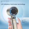 Portable Hand Fan 120 Wind Speeds Mini Bladeless Handheld Fan USB Rechargeable Personal Highspeed Fans Electric Eyelash Fan