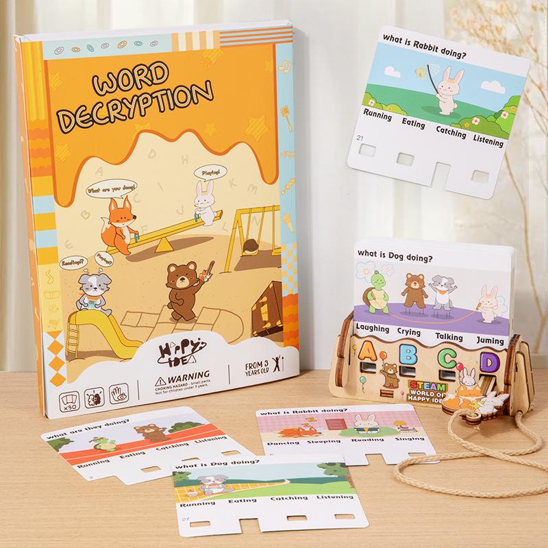 

Детские логические ключи: Развивающая английская игра-пазл для детского сада