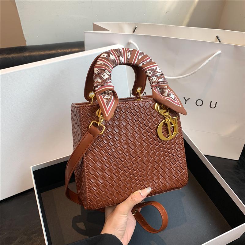 HandbagWomen Marke Luxus Totes Hohe Qualität Mode Klassische Gesteppte Quadratische Griff Tasche Frauen Umhängetaschen Schulter Taschen