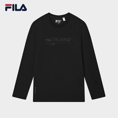 Men's Crew Neck Knit Long Sleeve T-Shirt
