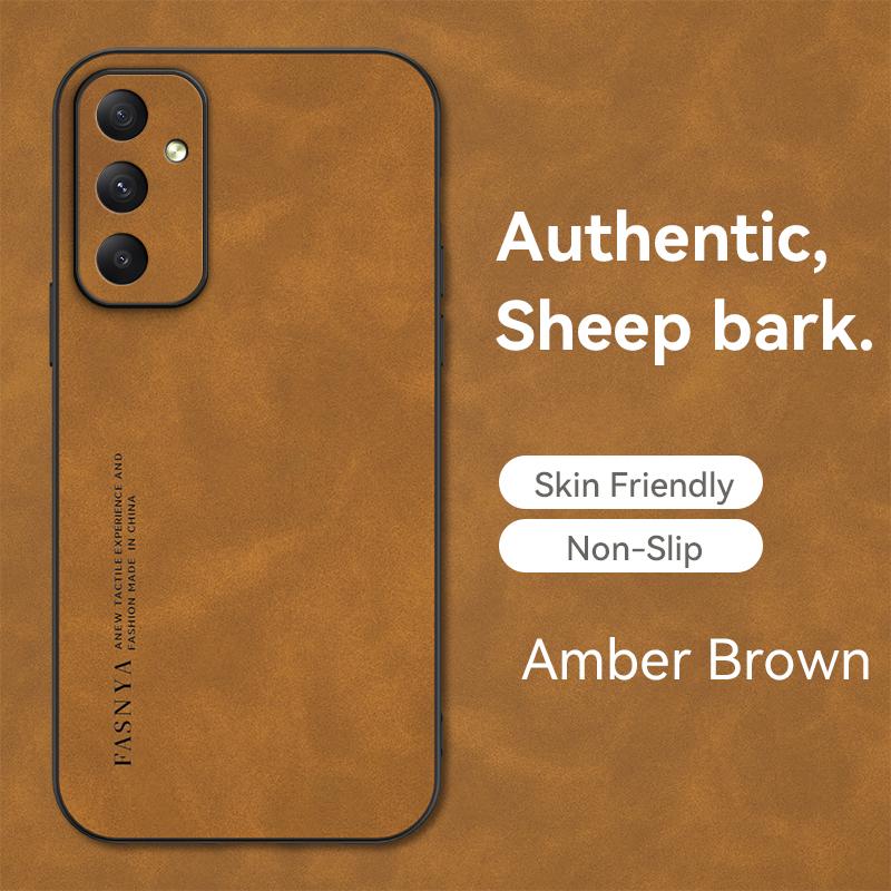 Sheepskin Leather Shockproof Case for Samsung Galaxy A14 A24 A34 A54 A13 A32 A52 A23 A53 A73 A72 A12 A15 M53 M23 S20 S22 Cover