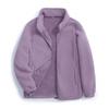 Women's Double-Sided Fleece Sherpa Hooded Windproof Velvet Jacket for Autumn and Winter