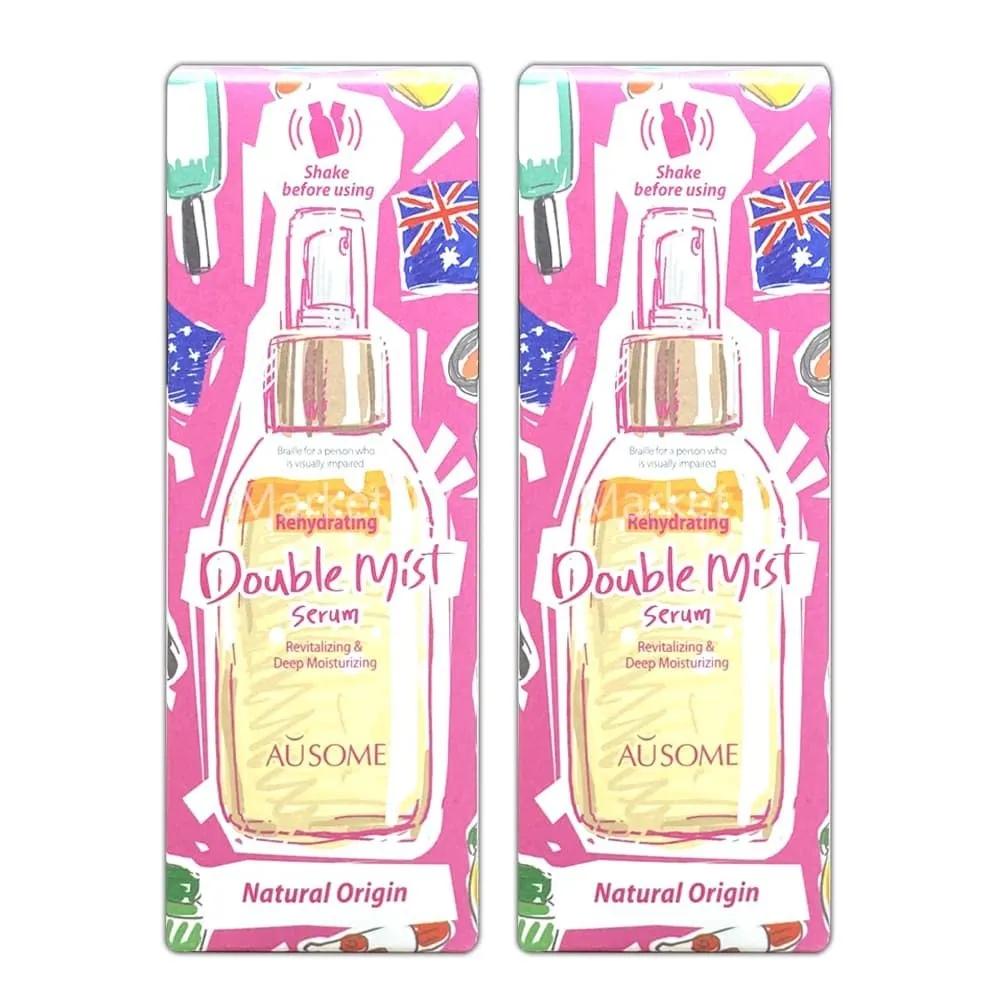AUSOME Rehydrating Double Mist 120ml x 2 Flight Attendant