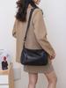 First Layer Cowhide Shoulder Women'S Bag Large Capacity, Women'S Fashion Simple Tote Bag Practical Commuter Bag Multi-Compartment Soft