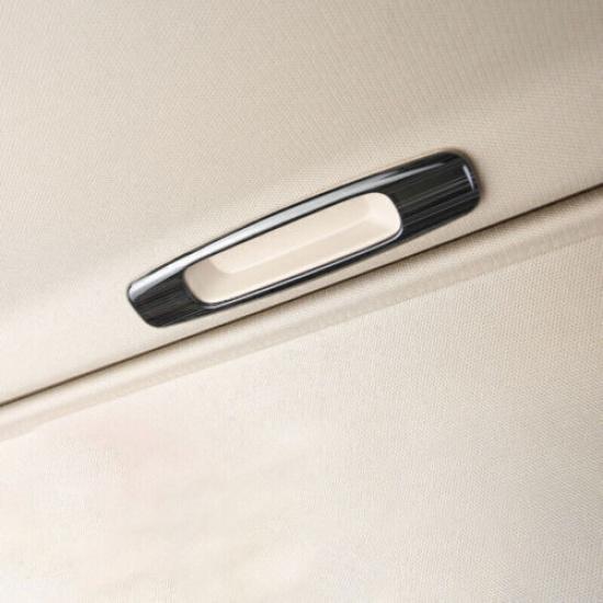 Black Steel Roof Skylight Handle Cover Trim 1pcs For Toyota Camry 2018-