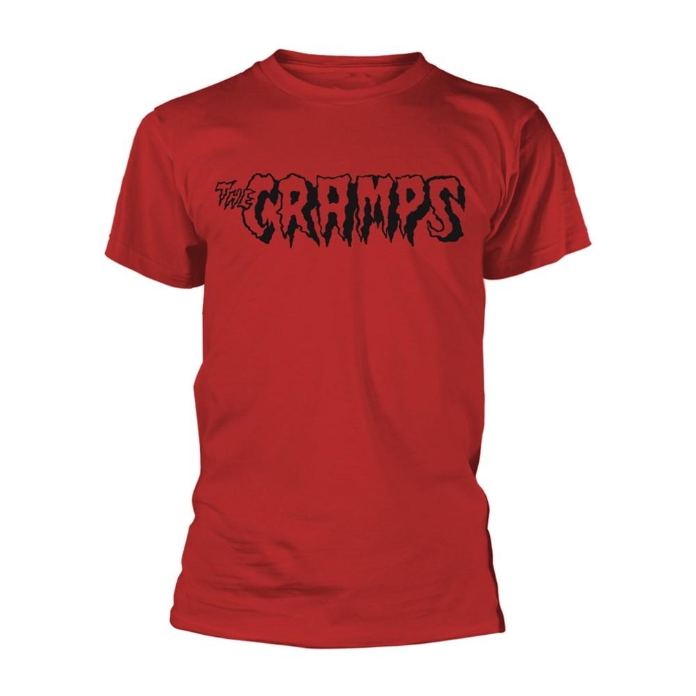 CRAMPS, THE - LOGO (RED) RED T-Shirt Small XXL