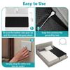 Grounding Mat for Bed Sleep Grounded Pad Anti-Slip PU Leather Grounded Mat with Grounding Cord Anti-Static Mat Ground Mattress
