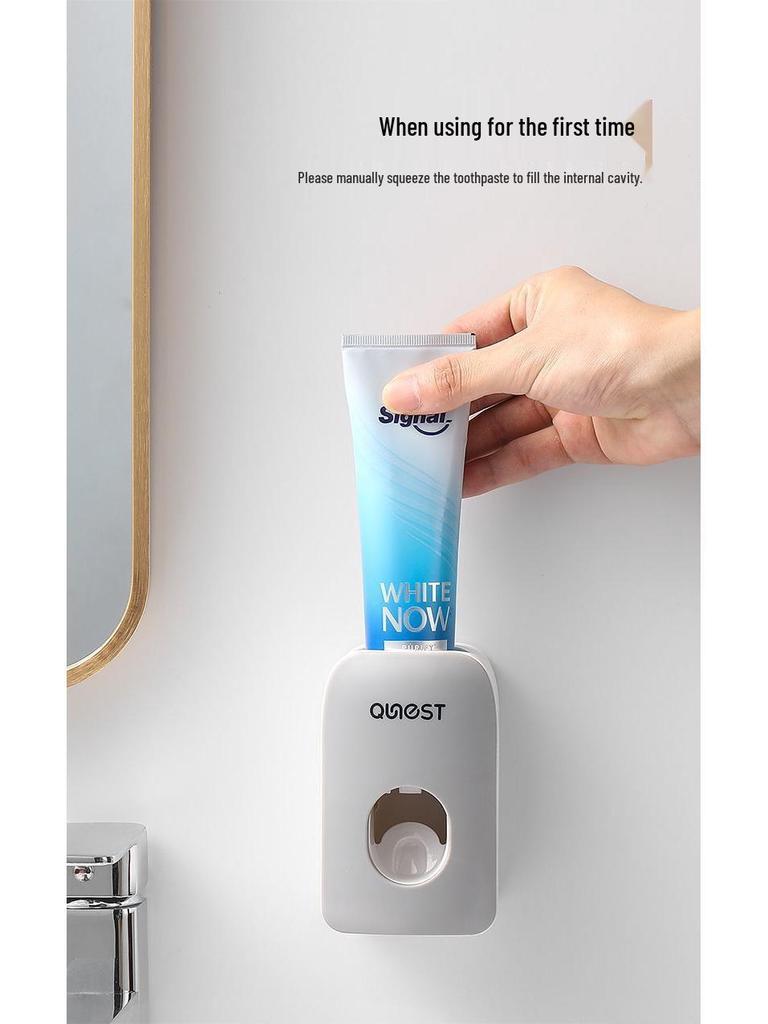 2024 Automatic Wall-Mounted Toothpaste Squeezer & Holder for Kids