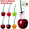 Red Cherry Toilet Brush Soft Hair Household Toilet Brush Holder Set Long Handle Toilet Cleaning Brush Holder Set Lavatory Use