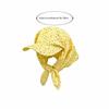 Fashion Breathable Scarf Hat UV Protection Sun Protection Sun Hat Korean Style Star Print Visor Cap Summer