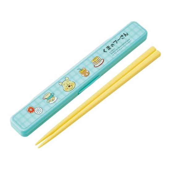 Skater Chopsticks and Chopstick Case Set, Disney Winnie the Pooh, Retro Cafe, 18cm, Antibacterial, F