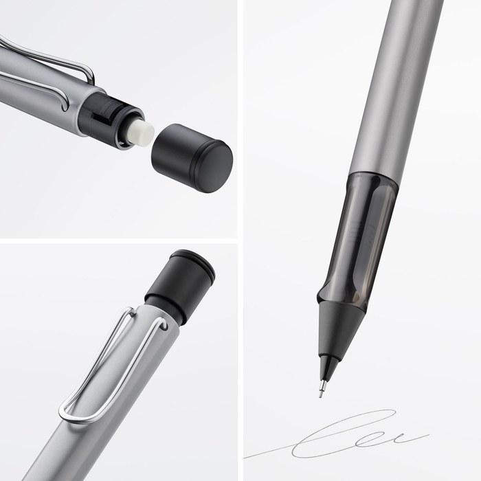 LAMY AL-star Graphite Pencil - Ergonomic Transparent Grip & Lightweight Aluminum Body - LAMY M41 0.5mm Lead & Eraser Tip Included