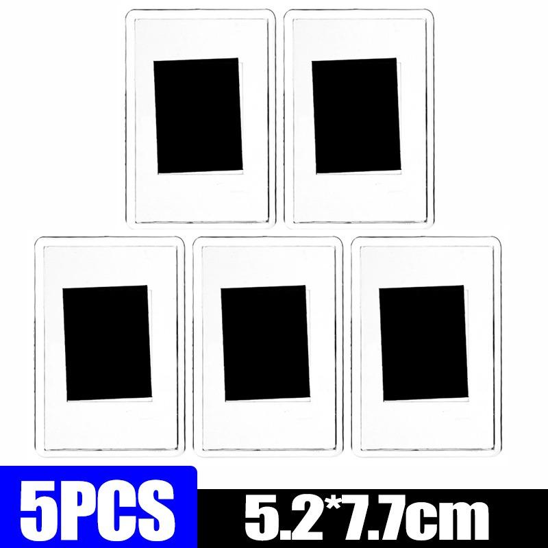 Transparent Magnet Photoes Holders Acrylic Refrigerator Magnetic Display Holder Clear Magnet Photo Frames Picture Insert Holders