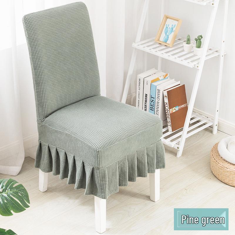 Verdickter Fleece Stuhllehne & Sitzbezug - Elastisch, Staubabweisend