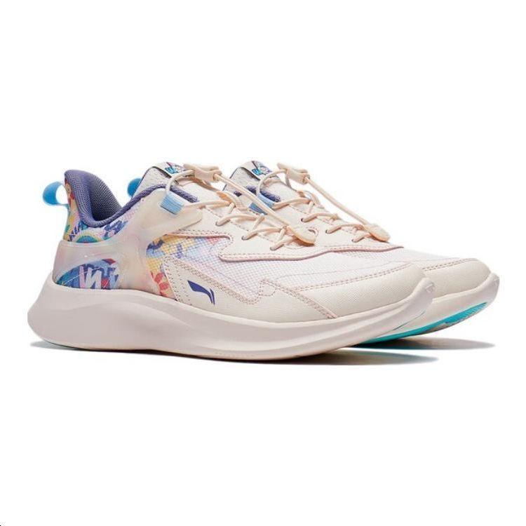Li Ning Kids Ling Yue 3.0 V3 Non-Slip Durable Low-Top Running Shoes Kids Running Shoes Pink YKCT162-2