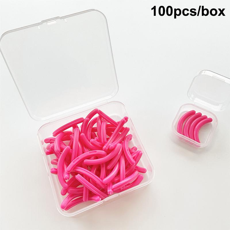 Eyelash Curler Refills Hypoallergenic Soft Rubber Pad For Universal Eyelash Curler With Storage Box Salon-Grade Anti-Slip Design