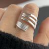 Xiaomi 925 Sterling Silver Rings for Women Couple Minimalist Handmade Simple Flower Heart Ring Fine Jewelry Gift Prevent Allergy