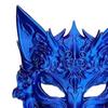 Fox Masque Plastic Fox Cat Animal Cosplay Half Face Masque for Halloween Masquerade Party Costume Accessory