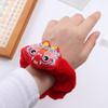 Plush New Year Children Headwear Red Hair Rope New Year Elastic Hair Band Cute   Girls/Women