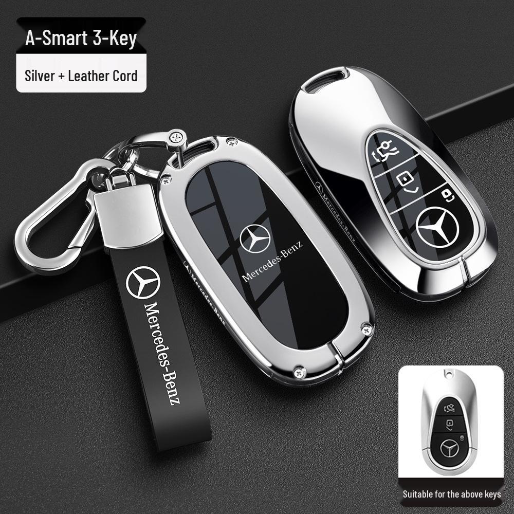 Fundas para Llaves Mercedes-Benz: Compatible con modelos E300L, C260L, C200L, GLE, GLC300L, GLA, S40.