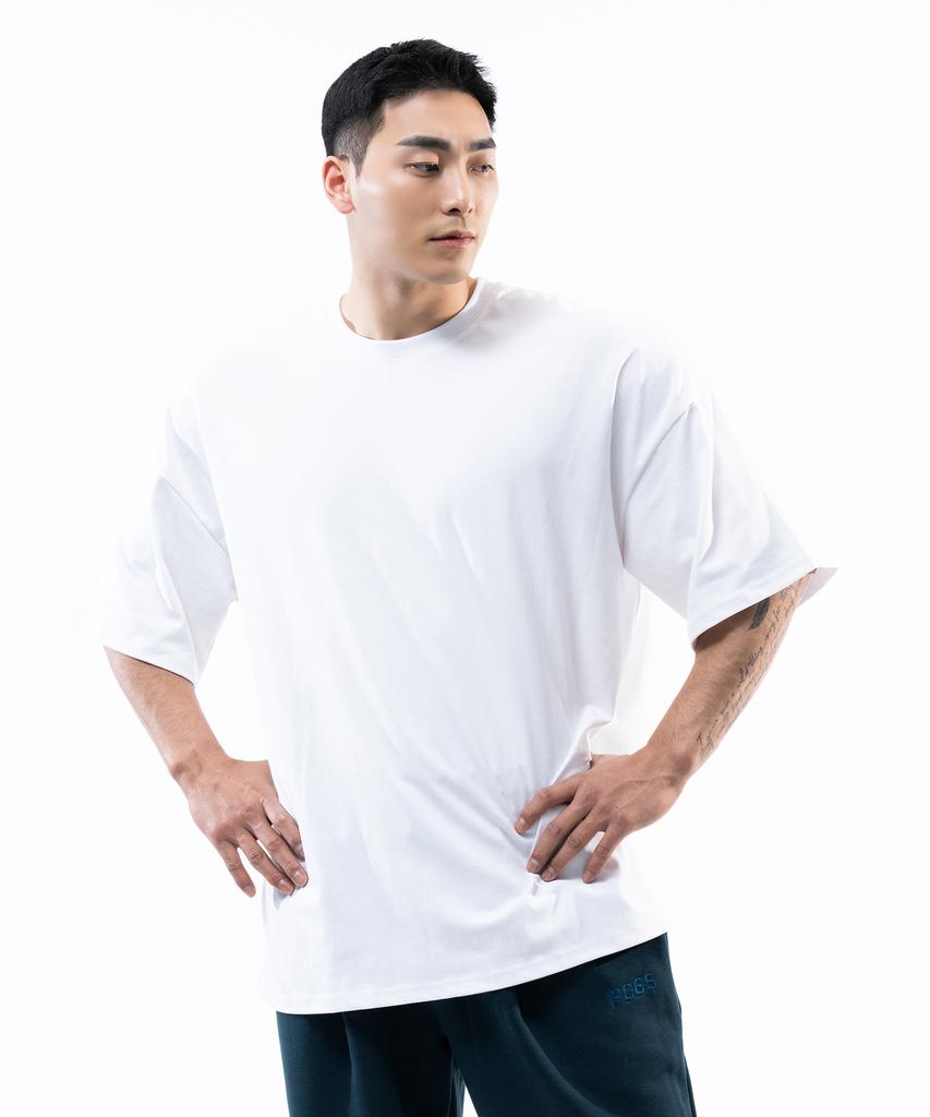 Pijikeolgameoncheu [2Pack] Cotton Mesh Giant Fit Short Sleeve [5 Colors]