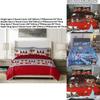 Soft And Cozy 3 Piece Bedding Set With Digital Print Cartoon Anime Design For Stylish Bedrooms