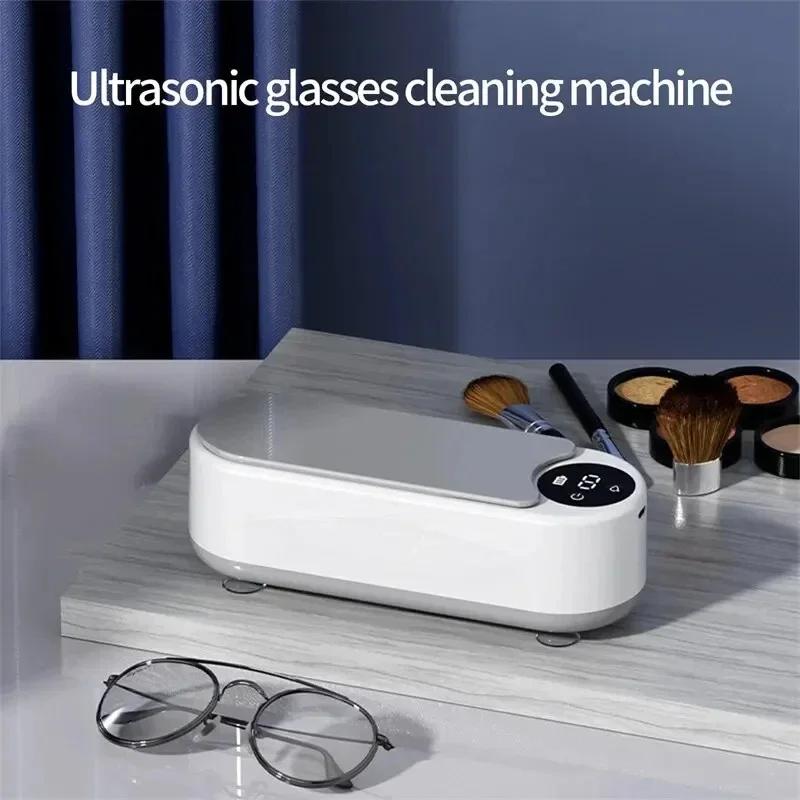 Glasses Cleaning Machine,ultrasonic Display Screen,household Portable Fully Automatic Dental Braces,jewelry,contact Lens Cleaner