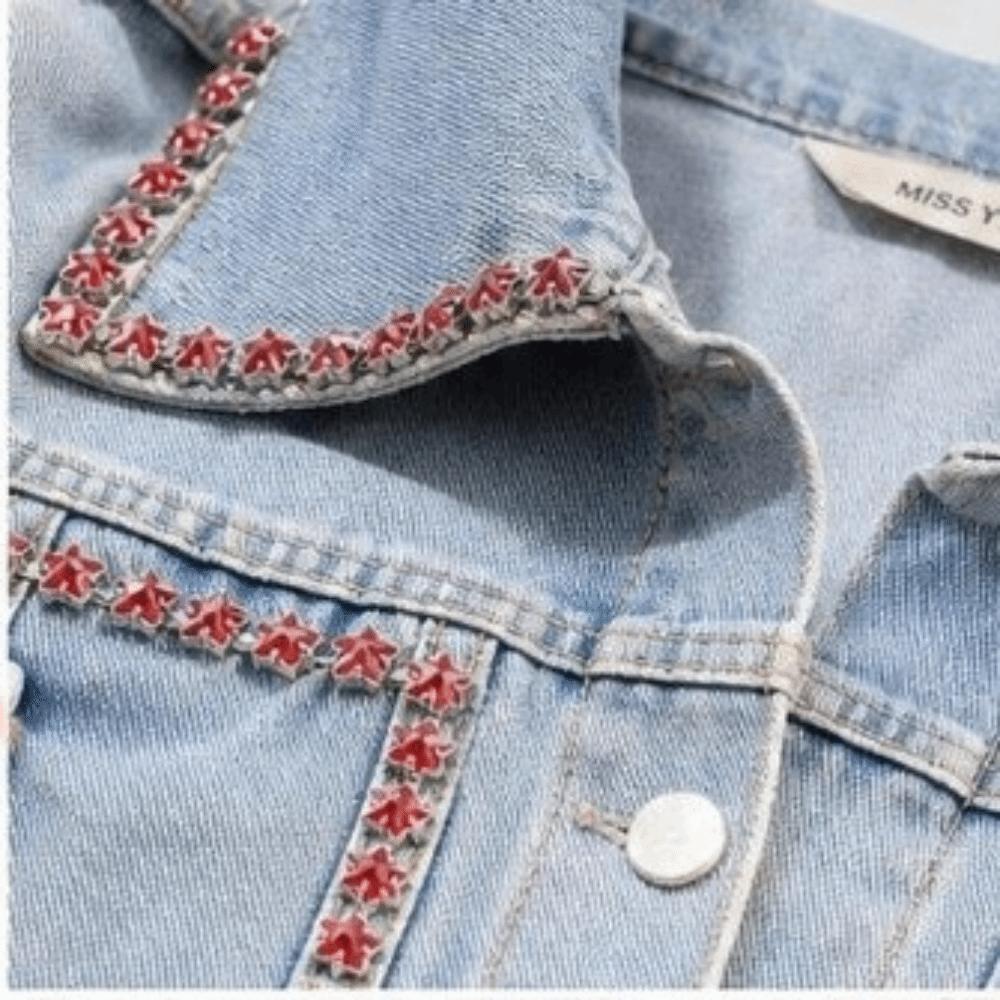 1PCS 1 Yard Length Rhinestone Trim 10mm Star Shape Crystal Applique Rhinestone Chain  DIY Sewing