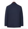Men's Zhongshan Suit Set for Middle-Aged and Elderly - Autumn/Winter Grandpa's Tang Suit Outerwear