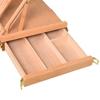 Foldable Studio Easel Angle & Height Adjustable Beechwood Painting and Display Easel, Portable Sturdy Table Desktop Holder Stand with Drawer