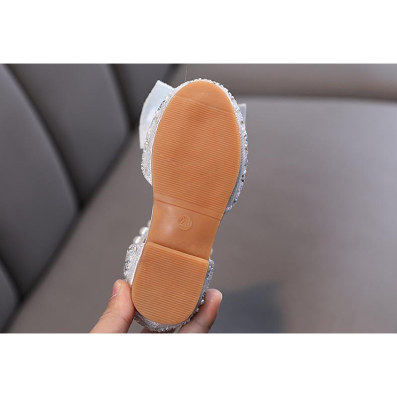 Spring-summer new style Korean-style girls' princess small/medium/large children's flat shoes, dance performance shoes