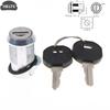 Zinc Alloy Cylindrical Lock Cabinet Lock Door Lock Useful Lock Padlock With 2 Keys For Secure File Drawer Door Mailbox RV Truck