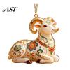 Decorative Acrylic Christmas Tree Decoration 2D Goat Ornament, Cute Animal Sheep Hanging Decor for Lightweight Holiday Accessory Tree, Party