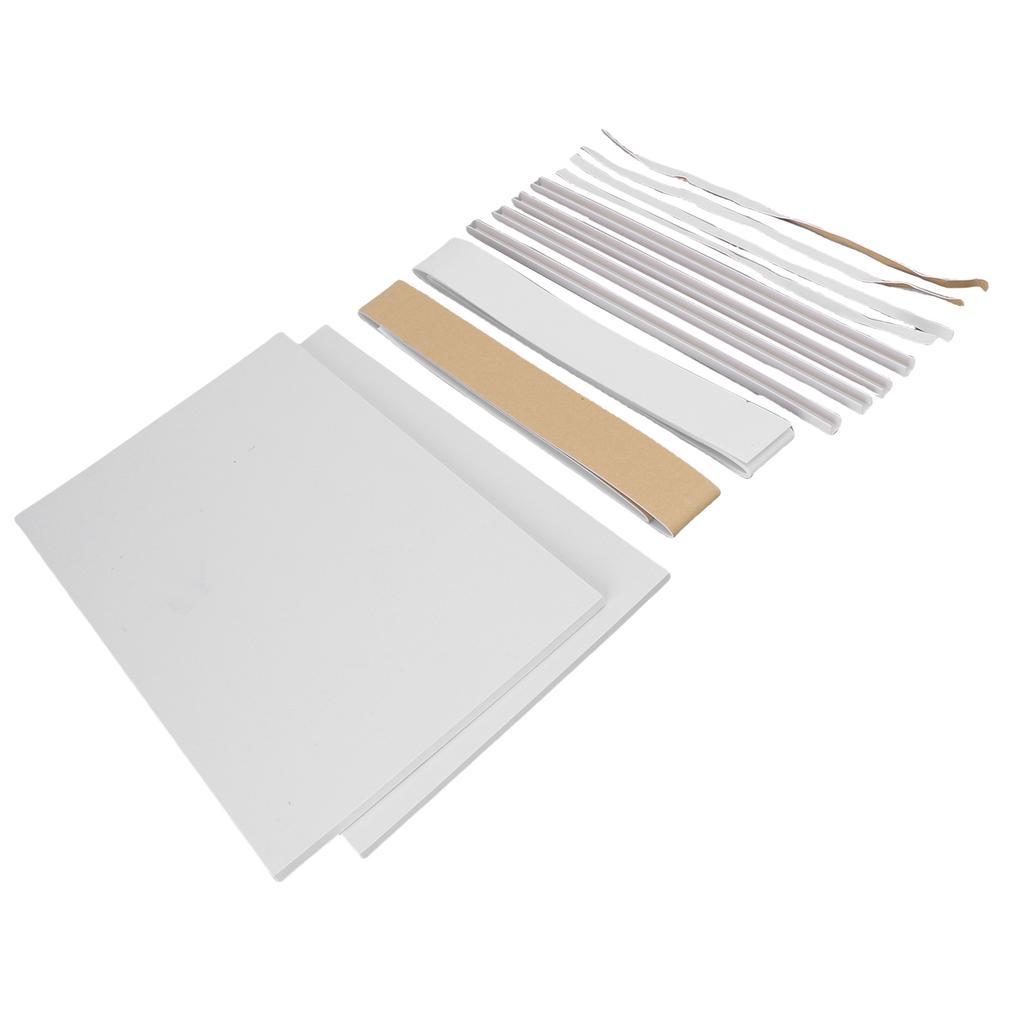 Air Conditioner Side Insulation Panel Kit Heat Draft Insulating Foam Panel with EVA Strip for Window AC Unit
