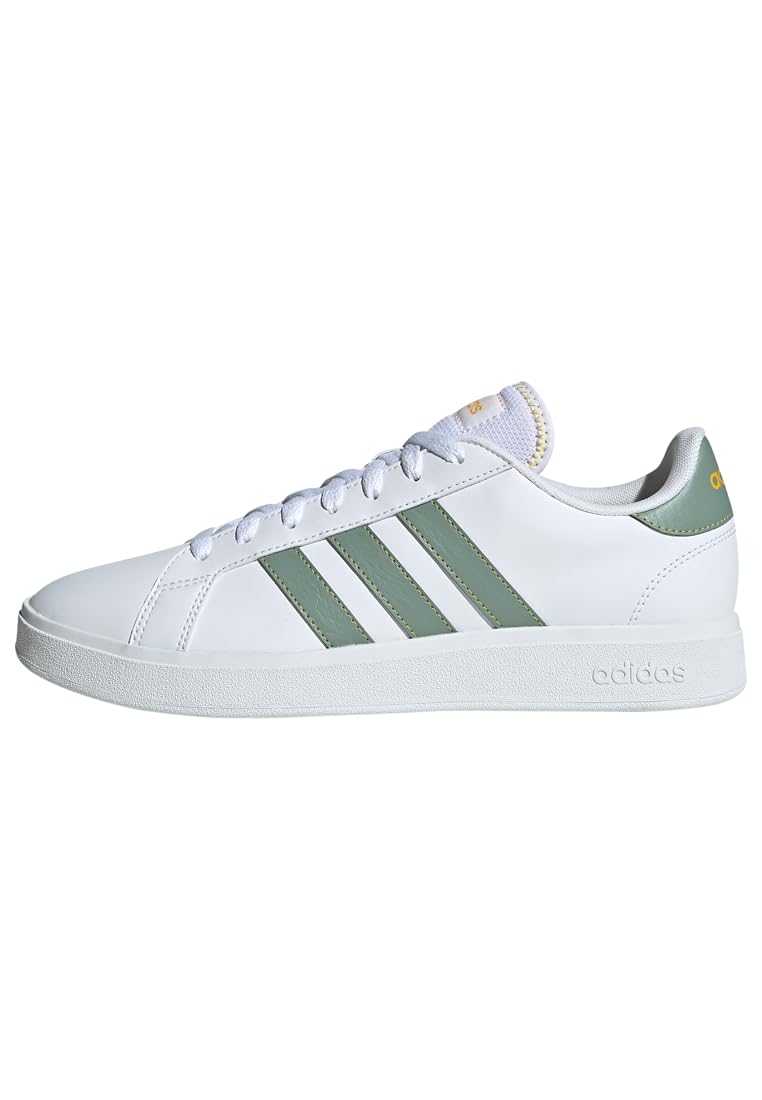 

Adidas Grand Court Base MAS45 Footwear Gold Size cm 2.0 Sneakers, White/Silver Green/Bold (ID4456), 28.0
