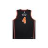 Nike X NBA Collaboration Kids Knicks Team Rose 4 Number Letter Print Crew Neck Training Basketball Jersey Kids jersey Black 3Z2B7BU3P-NYKDR