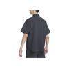 Nike SS24 Life Solid Color Sports Casual Comfortable Soft Lightweight Short Sleeve Shirt Men Shirts Coal-Black FN3223060