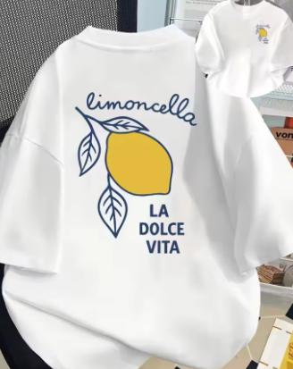 Letní trendy vzorovaný krátkorukávový tričko pro unisex a unisex nové ležérní volné bavlněné tričko na léto