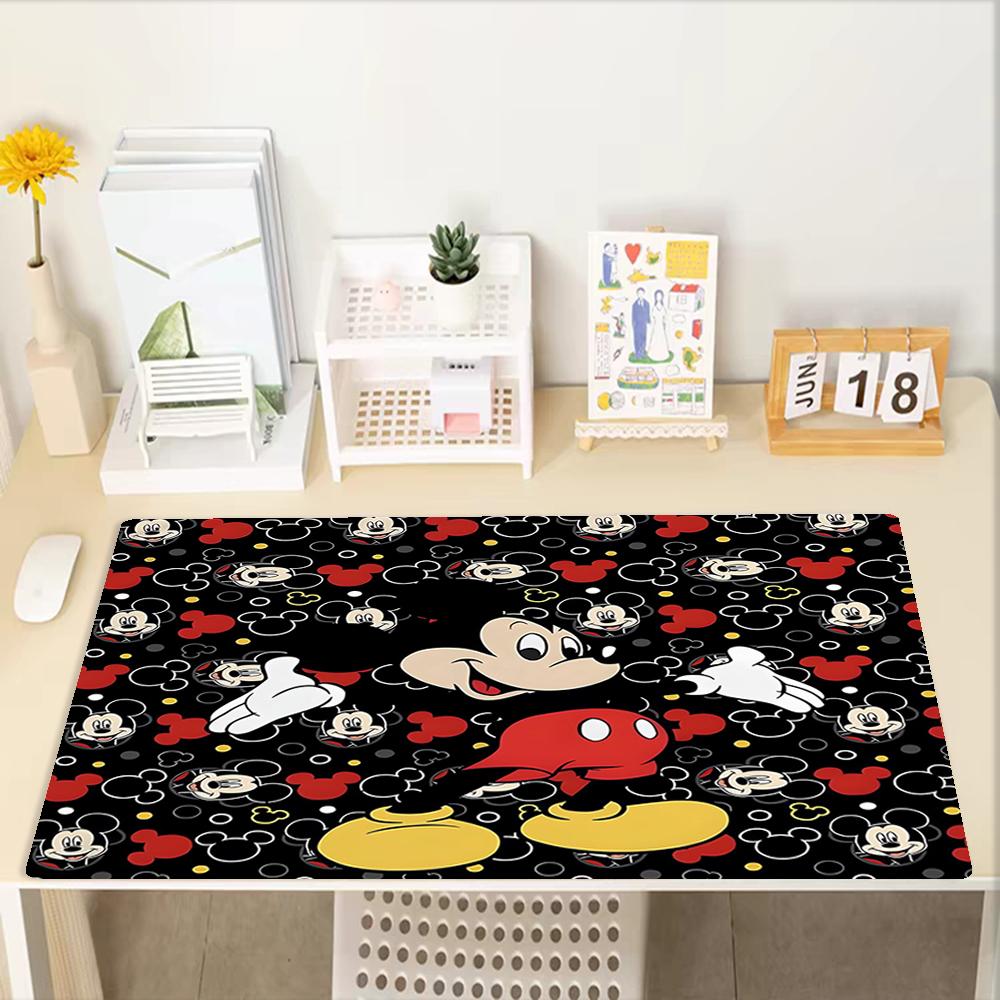 Mickey Theme Mouse Pad, Non Slip Rubber Base, Multifunctional Office & Home Decor, Perfect for Workspace Personalization.