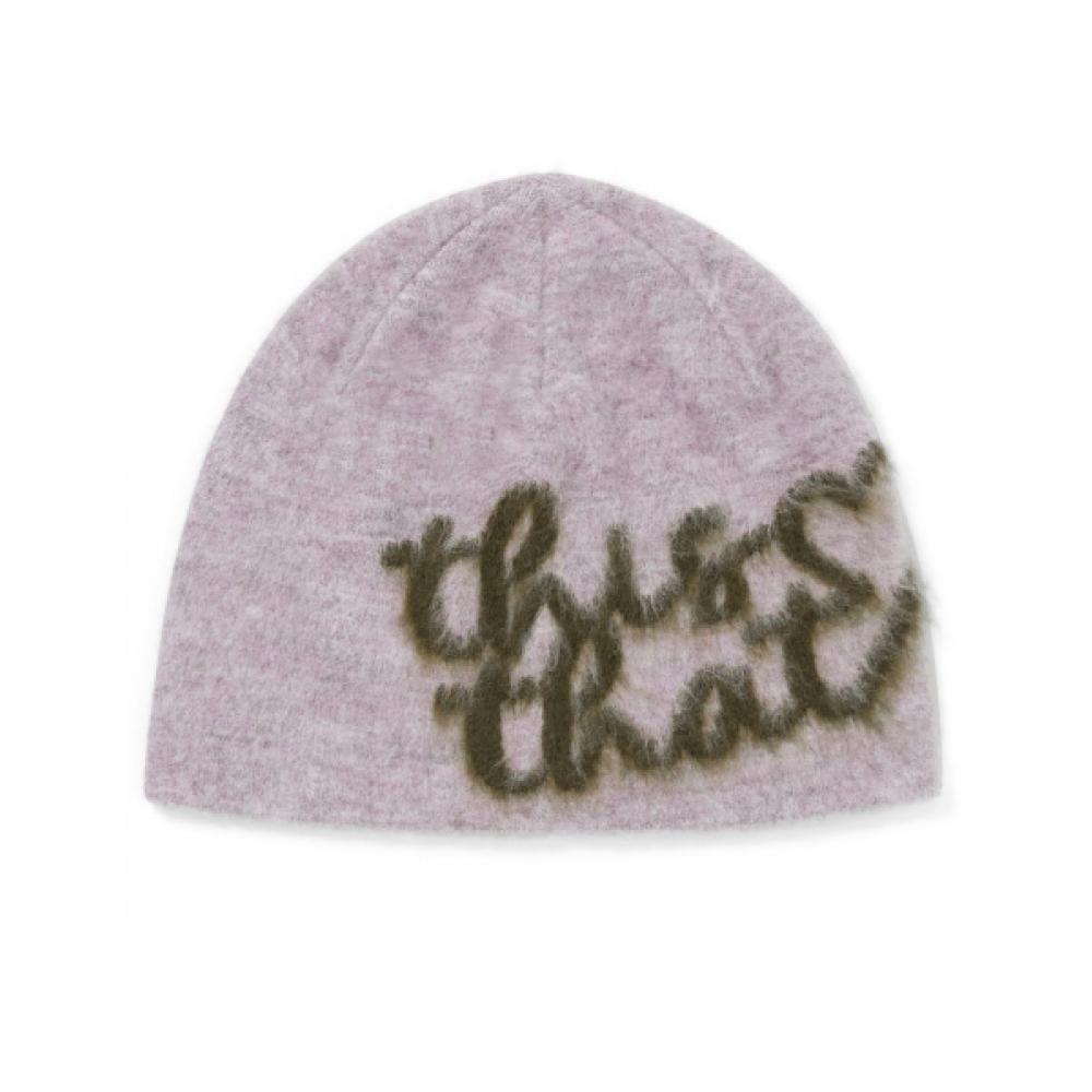 Thisisneverthat Heart Logo No Cuff Beanie Lavender F