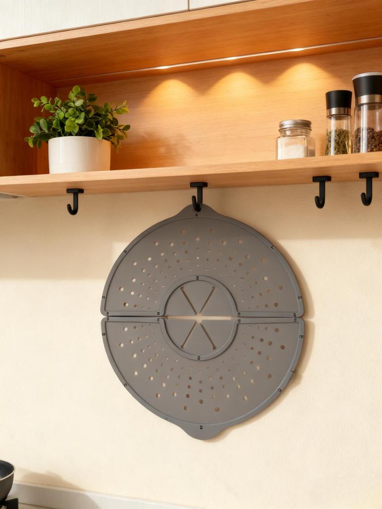 Silicone Foldable Anti-Overflow Lid & Oil Splatter Guard for Pots up to 32cm