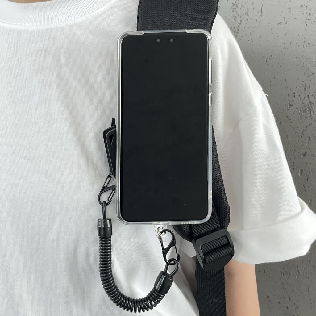 Free Hands Magnetic Belt Clip Holder Mobile Phone Holder Backpack Clip Metal Hook Spring Rope For Magsafe iPhone Accessories 7