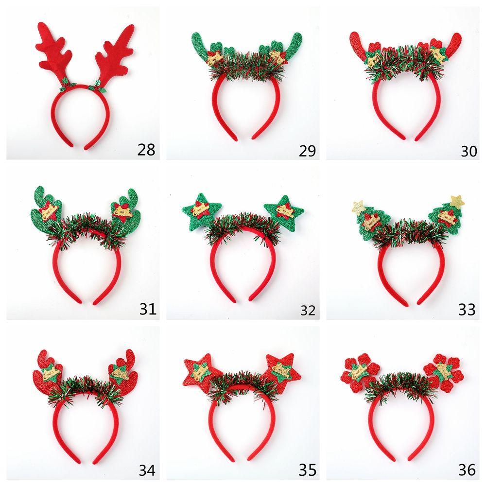 Antlers Hair Accessories Christmas Headbands Christmas Decorations Reindeer Headwear Xmas Hairband